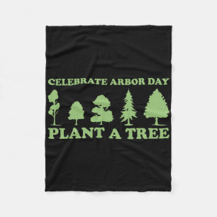 Arbor Day Tree Care Pflanze Mehr Bäume Fleecedecke