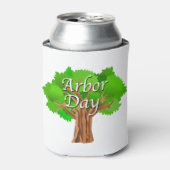 Arbor Day Tree Holiday Dosenkühler (Kanne Vorderseite)