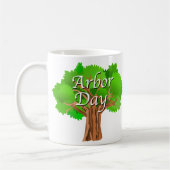 Arbor Day Tree Holiday Kaffeetasse (Links)