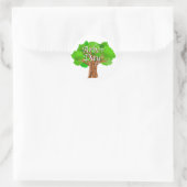 Arbor Day Tree Holiday Runder Aufkleber (Tasche)