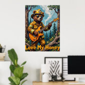 Arboreal Anthem: Bärenhonorare Poster (Heimbüro)