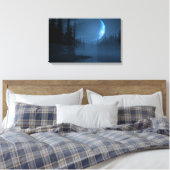 Arboreal Canvas Print Leinwanddruck (Insitu (Schlafzimmer))