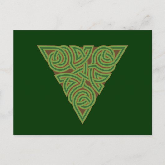 Arboreal Triangle Knot Postcard Postkarte (Vorderseite)