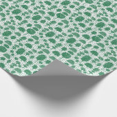 Arboretum 230715 - Forest Green on White Geschenkpapier (Ecke)