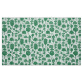 Arboretum 230715 - Forest Green on White Stoff (Fat Quarter (45,7 x 55,9 cm))