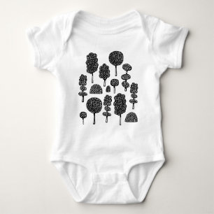 Arboretum 230715 - Schwarz Baby Strampler
