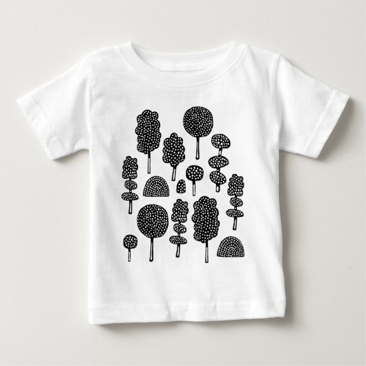 Arboretum 230715 - Schwarz Baby T-shirt (Vorderseite)