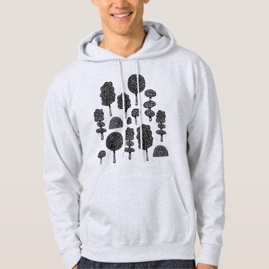 Arboretum 230715 - Schwarz Hoodie (Vorderseite)