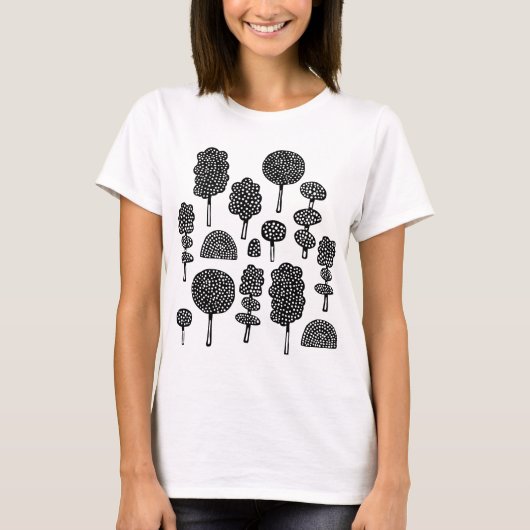 Arboretum 230715 - Schwarz T-Shirt (Vorderseite)