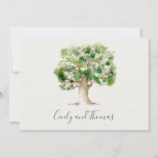 Arboretum Eichenbaum Einladung (Vorderseite)