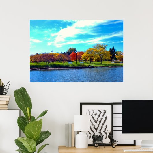 Arboretum Herbst Poster (Heimbüro)