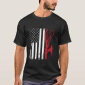 Arborist American Flag America Tree Surgeon T-Shirt (Vorderseite)