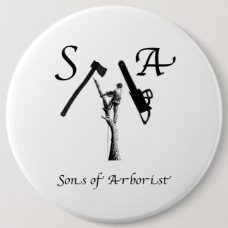 Arborist Arb Art Kettensäge Lumberjack Button