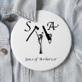 Arborist Arb Art Kettensäge Lumberjack Button (Beispiel)