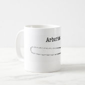 Arborist Baumchirurg Lumberjack Chainsaw Geschenkt Kaffeetasse (Vorderseite Links)