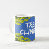 Arborist: Baumkletterer Leafy Green Kaffeetasse (Vorderseite Links)