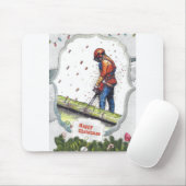 Arborist Chainsaw Baum Chirurg Geschenk Weihnachte Mousepad (Mit Mouse)