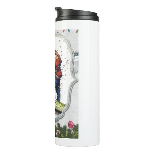 Arborist Chainsaw Baum Chirurg Geschenk Weihnachte Thermosbecher (Nach rechts gedreht)