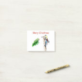 Arborist chainsaw tree surgeon Gift Christmas Post-it Klebezettel (Auf Schreibtisch)