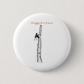 Arborist chainsaw tree über Gift Present Button (Vorderseite)