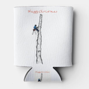 Arborist chainsaw tree über Gift Present Dosenkühler