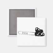 Arborist chainsaw tree über Gift Present Magnet (Vorderseite/Rückseite)