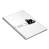 Arborist chainsaw tree über Gift Present Notizblock (Rechte Seite)