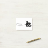 Arborist chainsaw tree über Gift Present Post-it Klebezettel (Auf Schreibtisch)