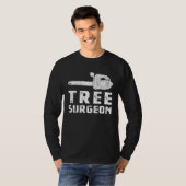 Arborist Chainsaw Tree Work Lumberjack T-Shirt (Vorne ganz)