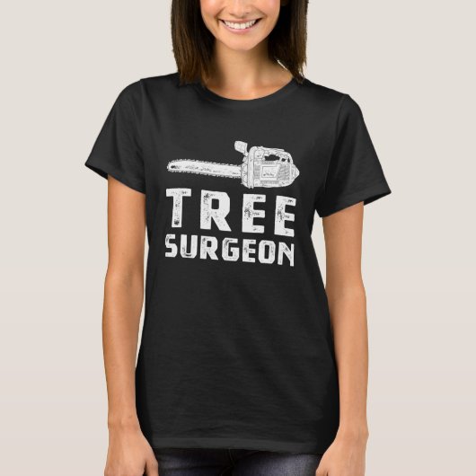 Arborist Chainsaw Tree Work Lumberjack Tee (Vorderseite)