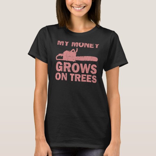 Arborist Logger Men Cool Tree Climber Lumberjack T-Shirt (Vorderseite)