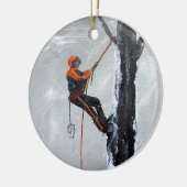 Arborist Long Haul Husqvarna Keramik Ornament (Links)