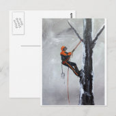 Arborist Long Haul Husqvarna Postkarte (Vorne/Hinten)