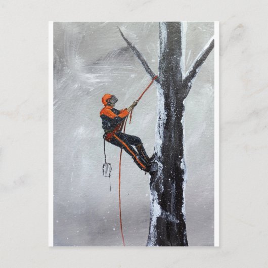 Arborist Long Haul Husqvarna Postkarte (Vorderseite)