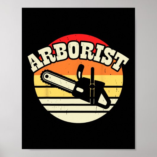 Arborist Lumberjack Tree Climber Cutter Trimmer Tr Poster (Vorne)