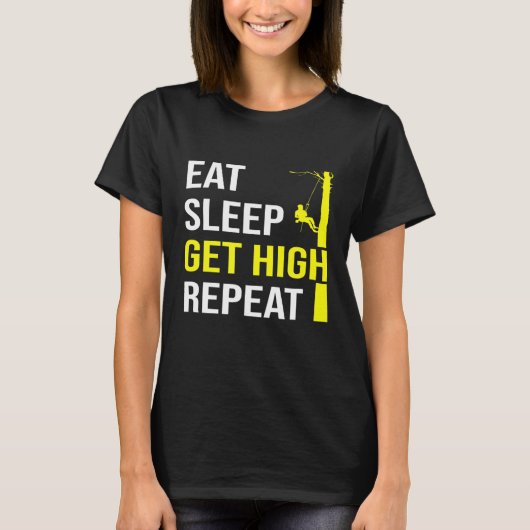 Arborist Lumberjack Tree Cutter T-Shirt (Vorderseite)
