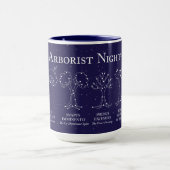Arborist Nachthimmel Blau 15 oz. Tasse (Zentrum)