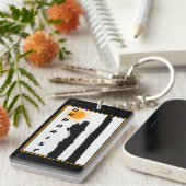 Arborist: Steigende Silhouette Schlüsselanhänger (Vorderseite rechts)