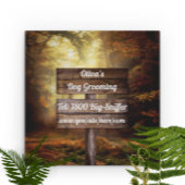 Arborist Tree Care Landscaper Quadratische Visitenkarte