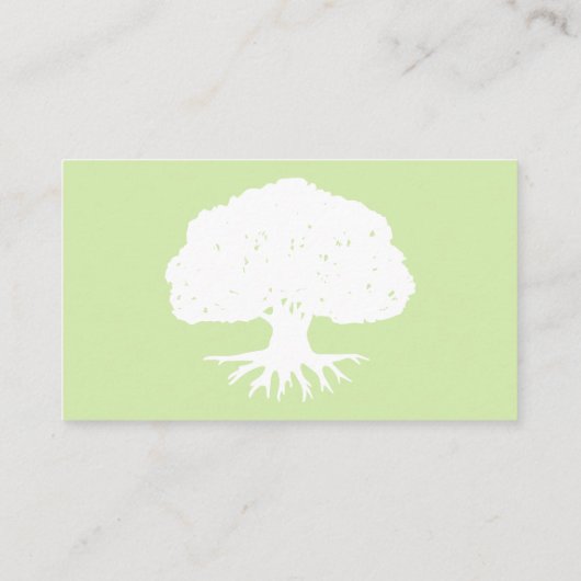 Arborist Tree Care Visitenkarte (Rückseite)