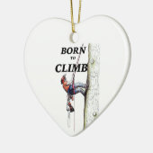 Arborist Tree Chirurg Chainsaw Kletterer Keramik Ornament (Links)