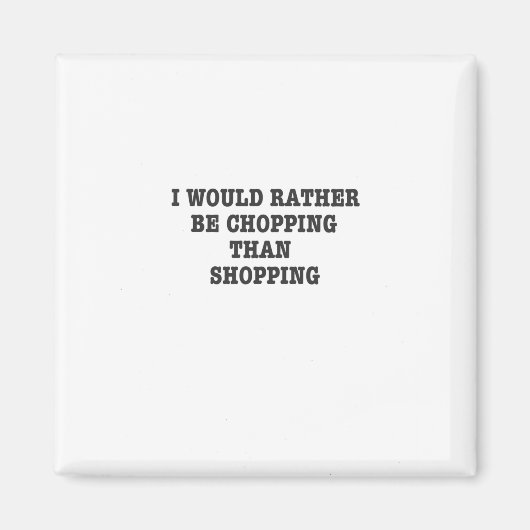 Arborist Tree Chirurg Kettensäge Geschenk. Magnet (Vorne)