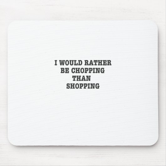 Arborist Tree Chirurg Kettensäge Geschenk. Mousepad (Vorne)