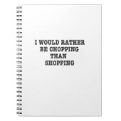 Arborist Tree Chirurg Kettensäge Geschenk. Notizblock (Vorderseite)