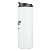 Arborist Tree Chirurg Kettensäge Geschenk. Thermosbecher (Nach rechts gedreht)