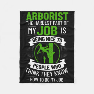 Arborist Tree Climbing Chainsaw Tree Surgeon Begin Fleecedecke