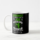 Arborist Tree Climbing Chainsaw Tree Surgeon Begin Kaffeetasse (Links)