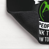 Arborist Tree Climbing Chainsaw Tree Surgeon Begin Mousepad (Ecke)