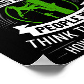 Arborist Tree Climbing Chainsaw Tree Surgeon Begin Poster (Ecke)