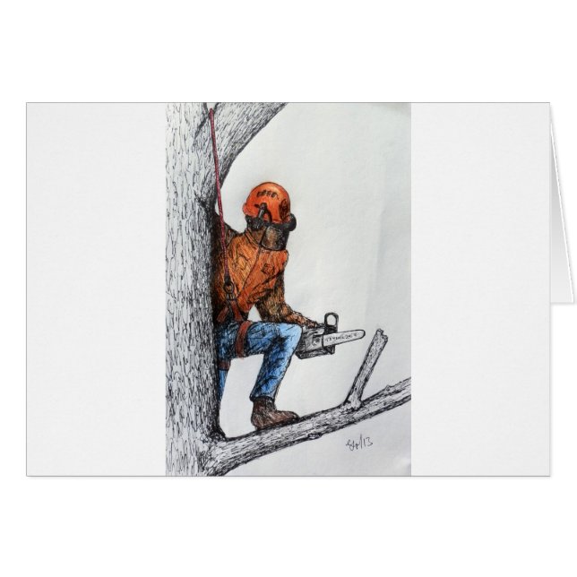 Arborist Tree Surgeon (Vorderseite (Horizontal))